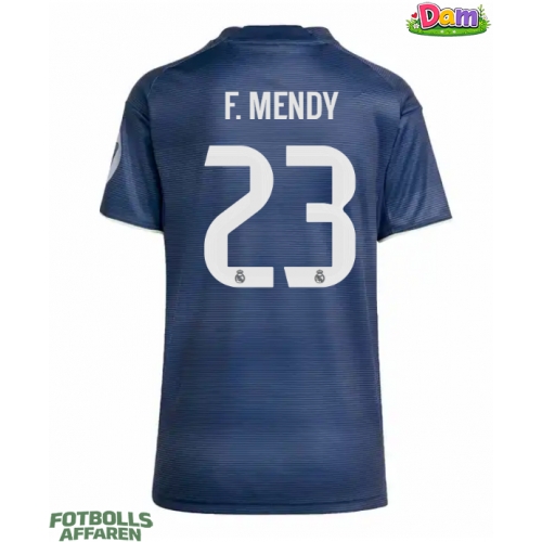 Real Madrid Ferland Mendy #23 Bortatröja Kvinnor 2025-26 Kortärmad